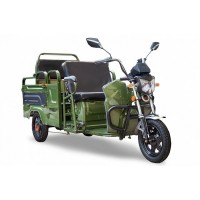 Грузовой электротрицикл Rutrike Вояж-П 1200 Трансформер 60V800W Зеленый