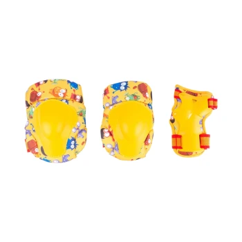 Набор защиты Tech Team Safe Fit Kids 1.0 Yellow (Желтый) Размер M